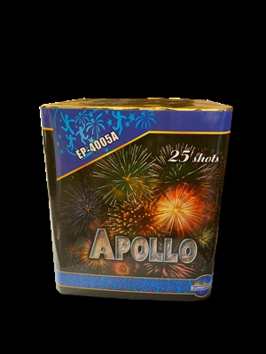 Apollo - 25 Skuds Fyrværkeri Batteri 25 mm 